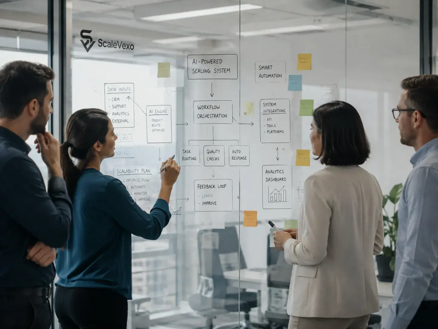ScaleVexo Enterprise AI Operations Dashboard